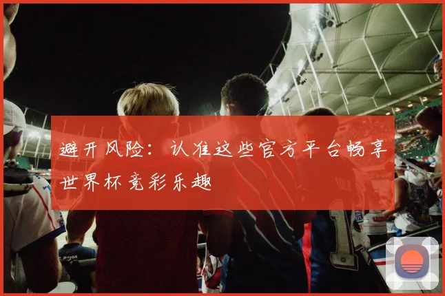 避开风险：认准这些官方平台畅享世界杯竞彩乐趣